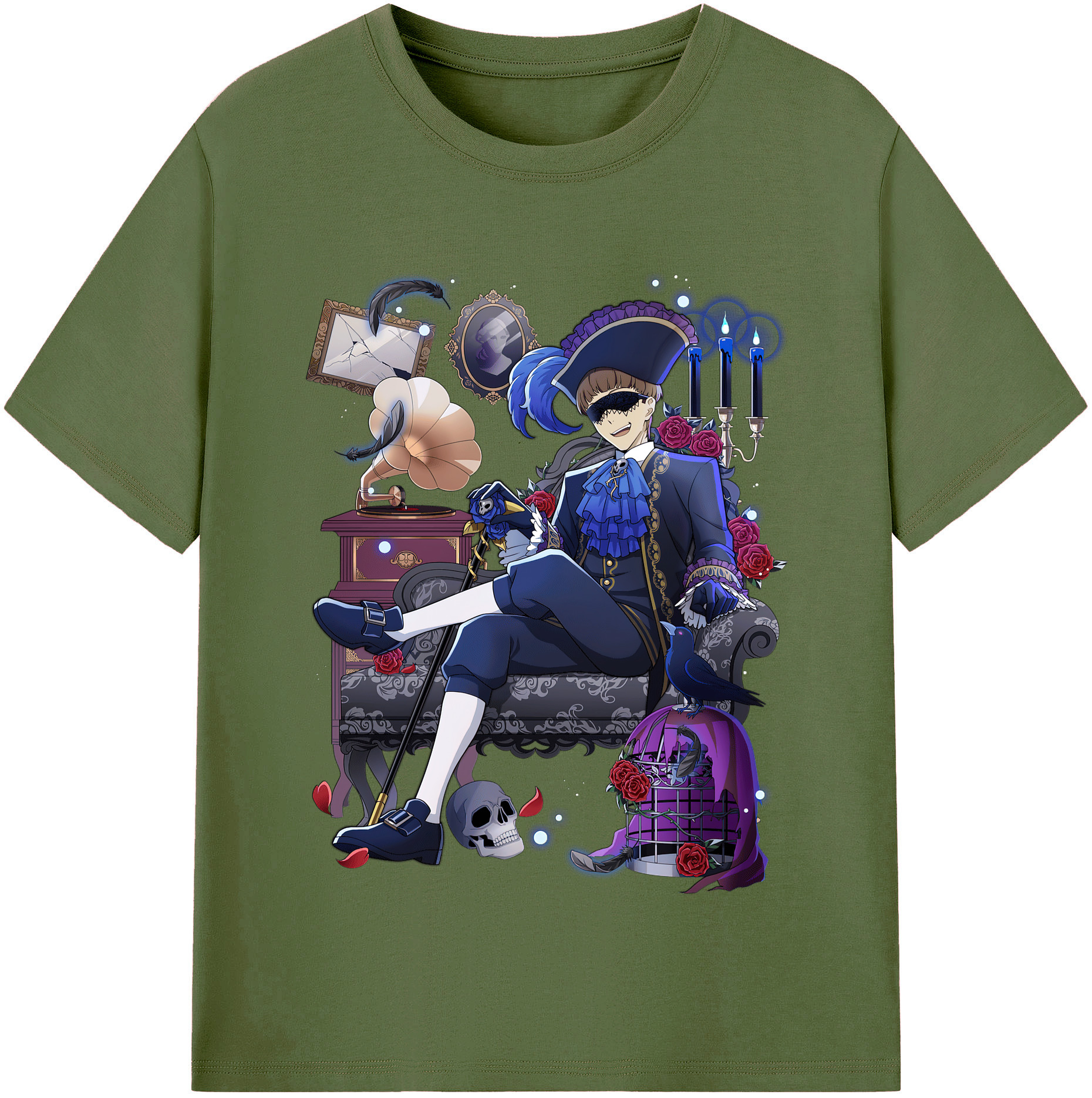 （画像用） 文豪ストレイドッグス Bungo Stray Dogs 綿100％半袖Tシャツ（フロントプリント）